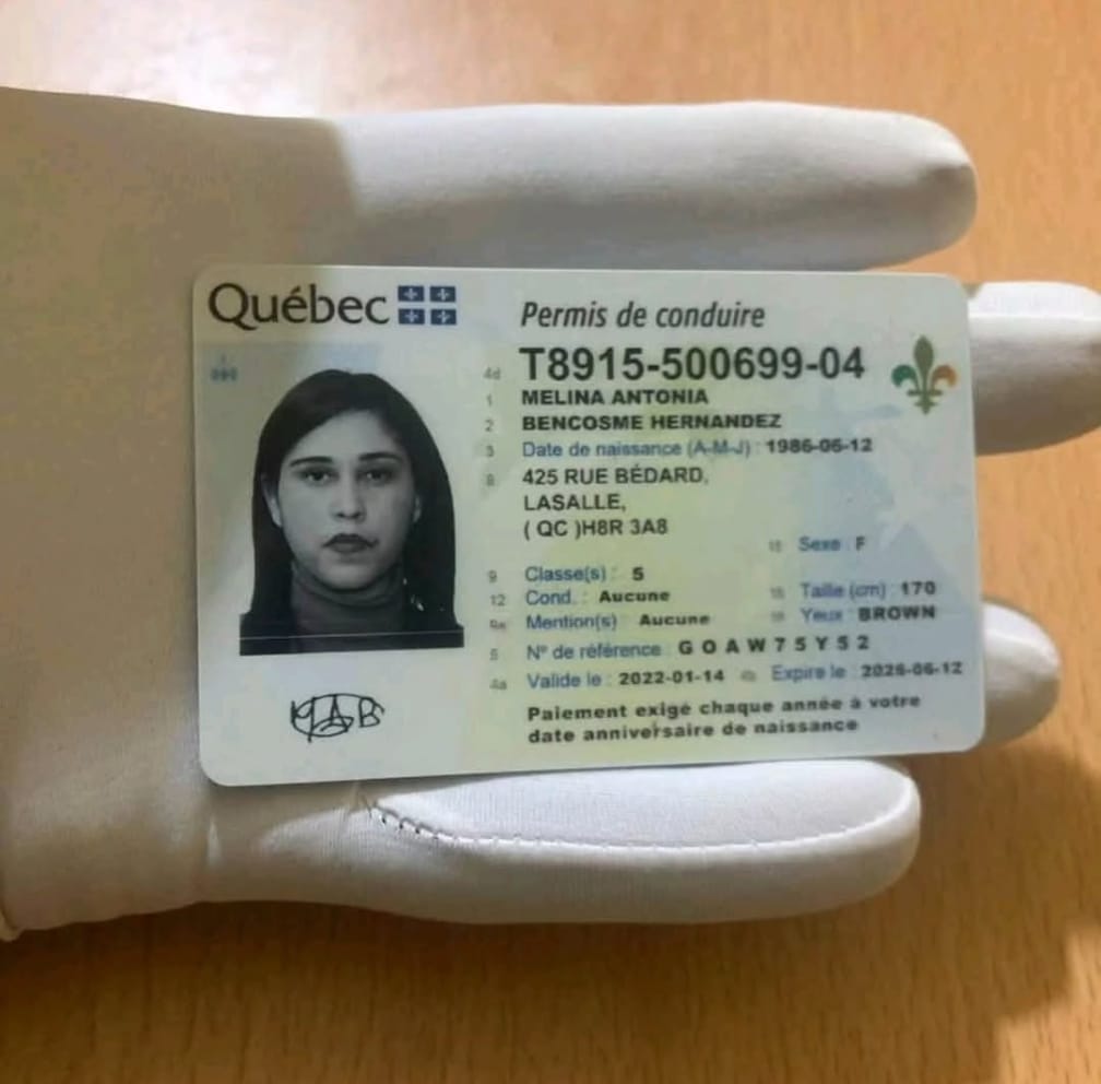 Online help for Quebec drivers license renewal on laptop in Canada